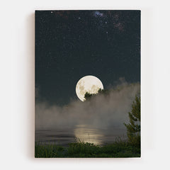 Moon Shot Canvas