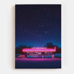 Vous êtes une toile magique 