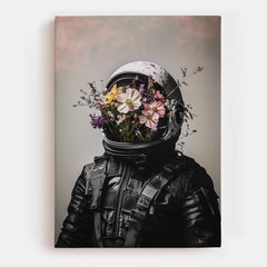Où les fleurs s'épanouissent sur toile 