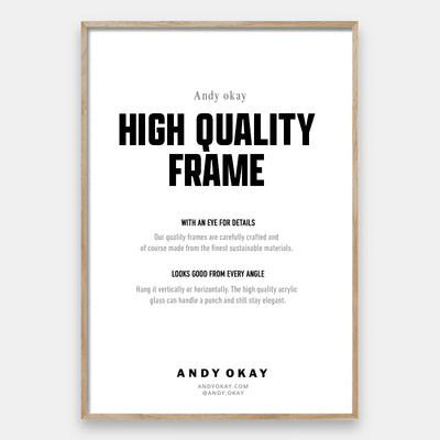 Light Oak Gallery Frame