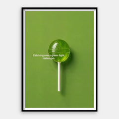 Green Light Hallelujah — Art Print Vertical #01