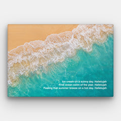 Eiscreme-Halleluja-Leinwand – Leinwand horizontal #01