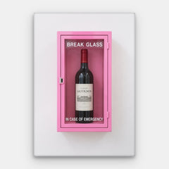 „Glas zerbrechen“-Leinwand – Leinwand vertikal Nr. 01