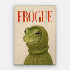 Frogue-Leinwand – Leinwand vertikal #01