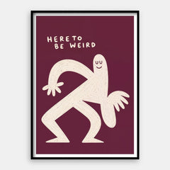 Aqui para ser estranho — Art Print Vertical #01