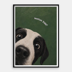 Whatcha Doin — Kunstdruk verticaal #01