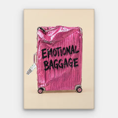 Pânză pentru bagaje emoționale — Canvas Vertical #01