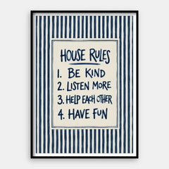 Reguli casei — Art Print Vertical #01
