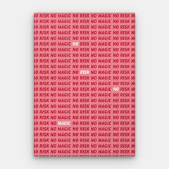 Ei riskiä No Magic Canvas — Canvas Vertical #01