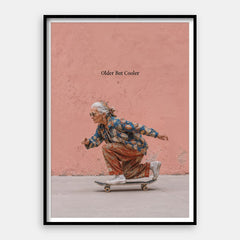 Más viejo pero más fresco - Impresión de arte vertical n.° 01