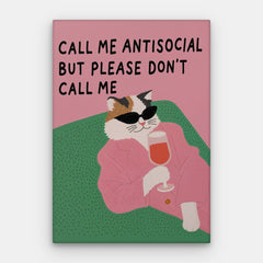 Pânză antisocială — Canvas Vertical #01