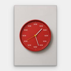 The Time Is Now Canvas — Canvas Vertical #01