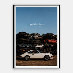 Legendele trăiesc pentru totdeauna — Art Print Vertical #01