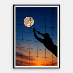 Cattura la luna — Stampa artistica verticale #01