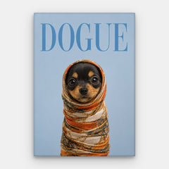 Lienzo Dogue Dachshund — Lienzo Vertical #01