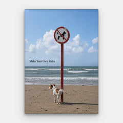 Maak je eigen regels Canvas — Canvas verticaal #01
