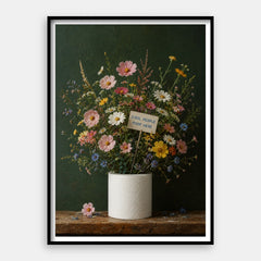 Coole mensen poepen hier — Art Print verticaal #01
