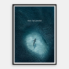 Solo pero poderoso — Impresión artística vertical n.° 01