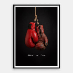 Parleurs contre faiseurs — Tirage d’art vertical #01