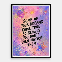Dreams Come True — Kunsttrykk vertikal #01