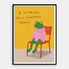 Le penseur excessif — Tirage d’art vertical #01