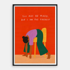 O Mais Cansado — Art Print Vertical #01
