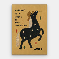 Älä huolehdi Amigo Canvasista — Canvas Vertical #01