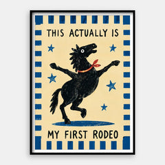 Mijn eerste Rodeo — Kunstprint verticaal #01