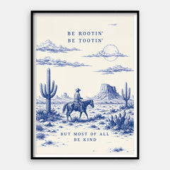 Be Rootin Be Tootin — Impressão artística vertical #01