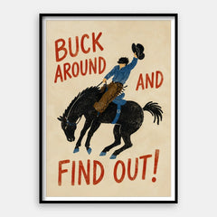 Buck Around — Stampa artistica verticale #01