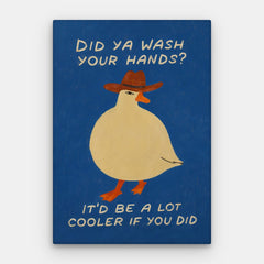 Be Cool And Wash Canvas — Canvas Vertical #01