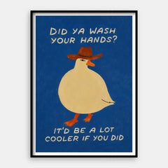 Be Cool And wash — Art Print Vertical #01