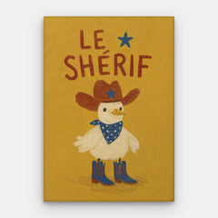 Le Sherif Leinwand – Leinwand vertikal #01