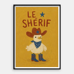 Le Shérif — Tirage d'Art Vertical #01