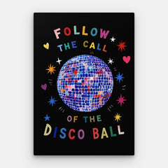 Płótno Disco Ball — Płótno pionowe #01