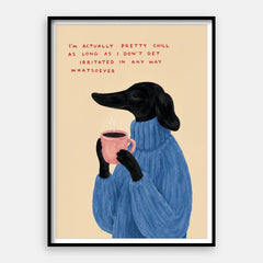 Pretty Chill — Kunstposter verticaal #01