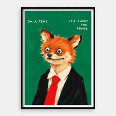 Ik ben een tien — Art Print verticaal #01