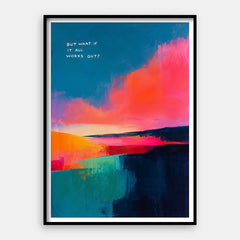 Wat als het allemaal lukt — Art Print verticaal #01