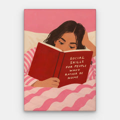 Abilități sociale pentru corpurile de acasă Canvas — Canvas Vertical #01
