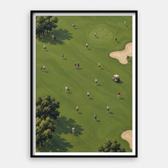 Green Fairway Dreams — Kunsttrykk vertikal #01