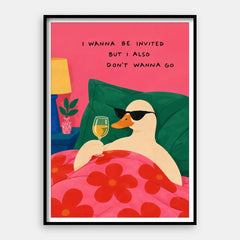 Vreau să fiu invitat — Art Print Vertical #01