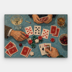 Poker Night Canvas — Canvas Horizontal #01