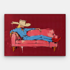 Tela Western Glam — Tela orizzontale n. 01