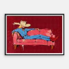 Western Glam – Kunstdruck horizontal #01