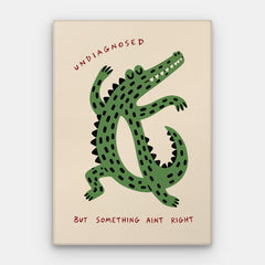Undiagnostizierte Leinwand – Leinwand vertikal #01