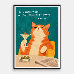 Also No — Art Print Vertical #01