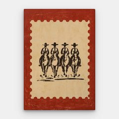 Tela Sunset Cowboys - Tela verticale #01