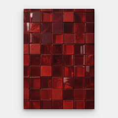 Toile de la pièce rouge — Toile verticale #01