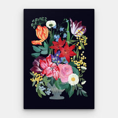 Leinwand „Großer Blumenstrauß“ – Leinwand vertikal #01