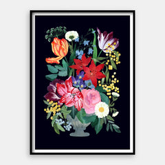 Big Floral Bouquet — Art Print Vertical #01
